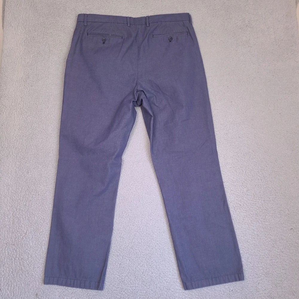 Banana Republic Pants Mens 38x31 Blue Kentfield Straight Flat Front Chino‎ Dress